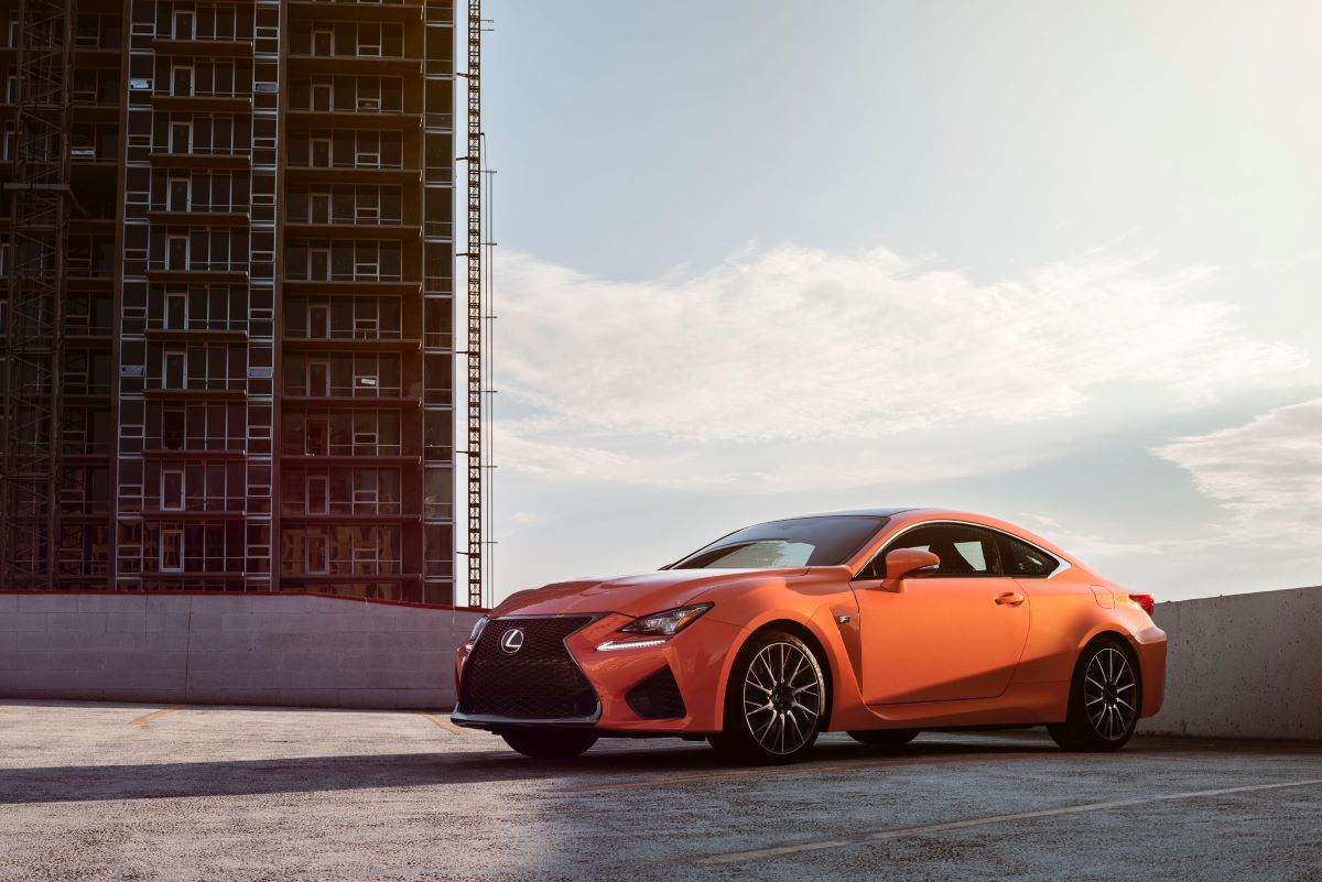 This Lexus performance car is a RC F