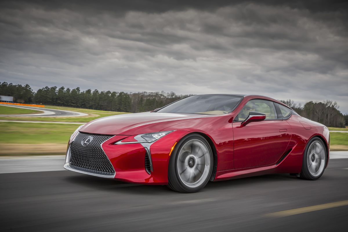 This Lexus performance car is the LC 500