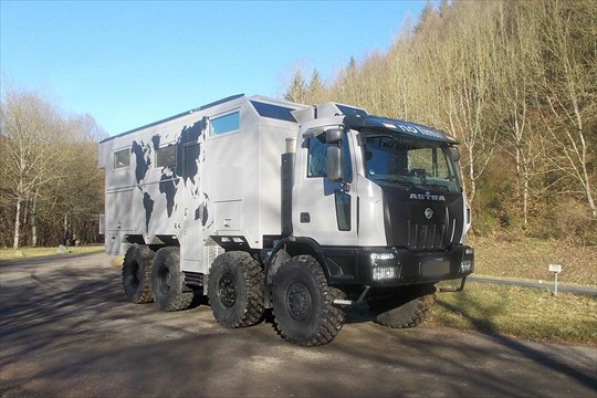It may take eight hours to parallel park, but this Iveco Astra HD8 8x6 also features eight wheels and more torque than an ocean liner | Expedition Truck Brokers