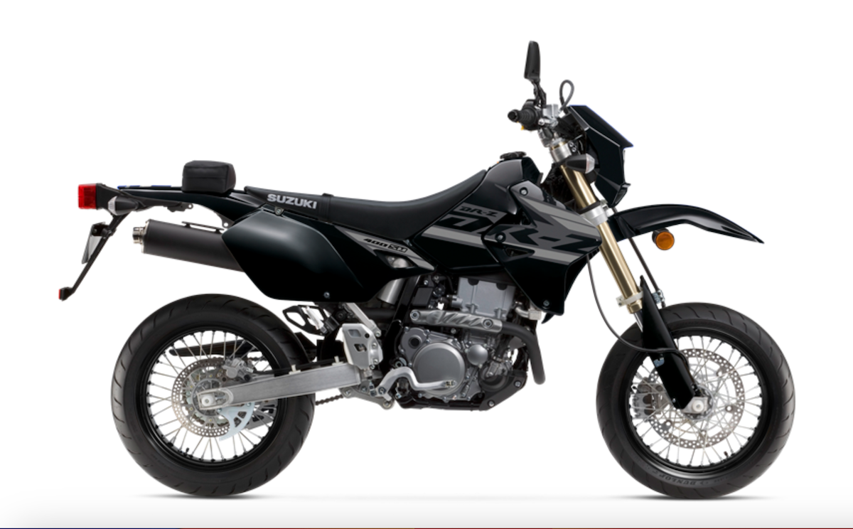 Suzuki DR-Z400SM in profile