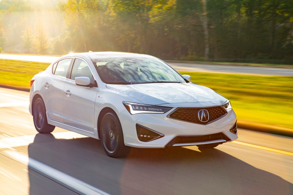 2019 Acura ILX A-Spec driving down country road