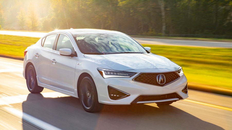 2019 Acura ILX A-Spec driving down country road
