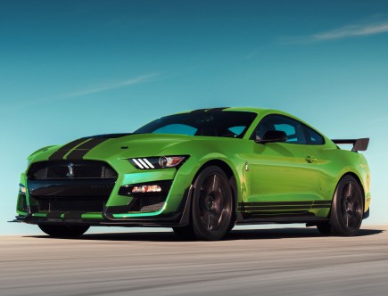 Five Supercars with Less Horsepower than the 2020 Ford Mustang Shelby GT500