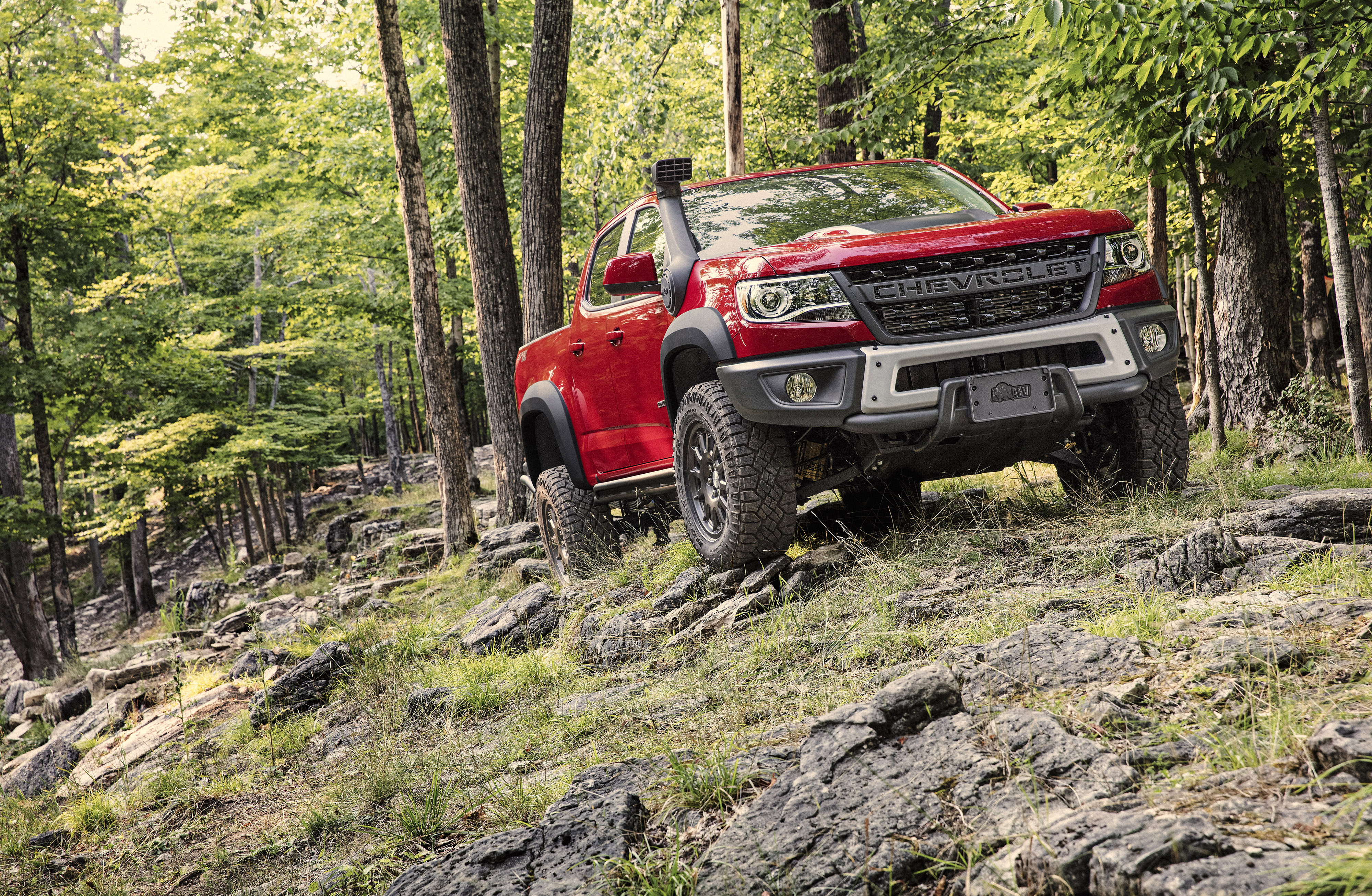 2020 Chevy Colorado | Chevrolet off-roading in the woods