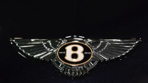 Commemorative Bentley logo to celebrate the company's centennial celebration