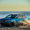 2019 Jeep Cherokee Trailhawk driving in sand