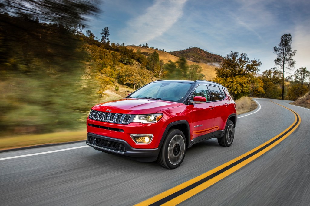 Le Jeep Compass atil Android Auto