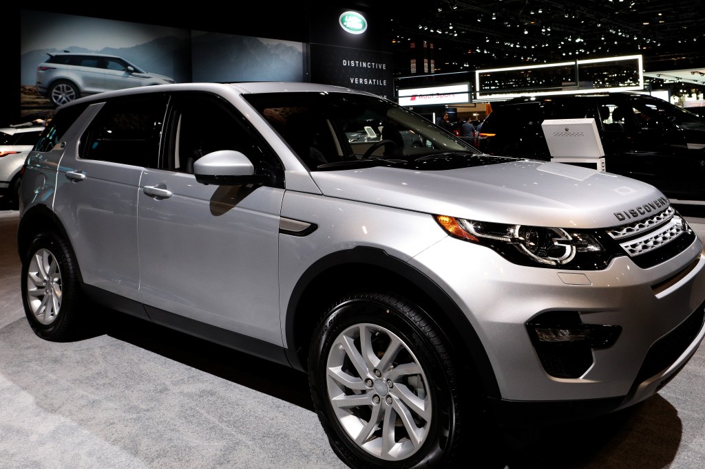 Land Rover Discovery Sport on display