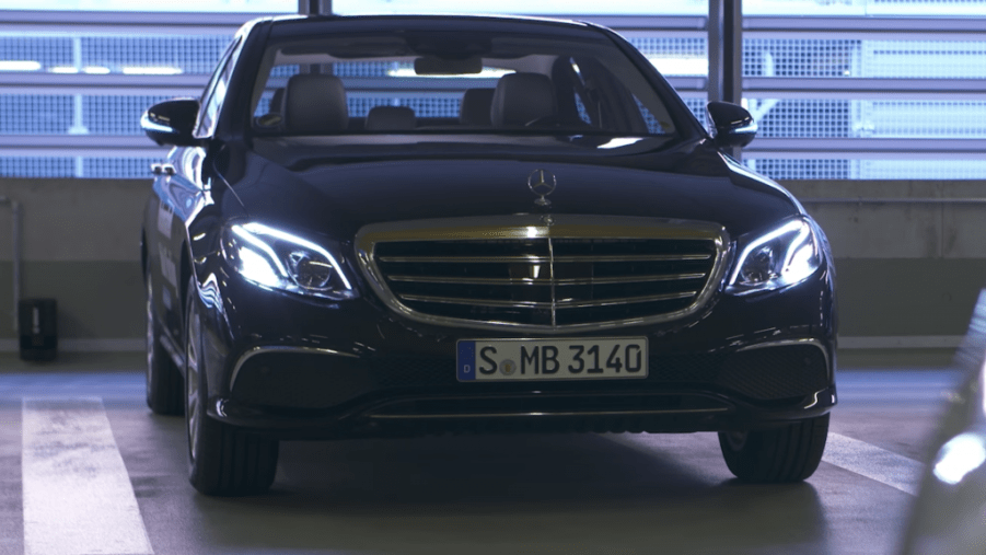 Mercedes-Benz driverless technology at Museum in Stuttgart