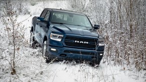 2019 Ram 1500 driving in snow