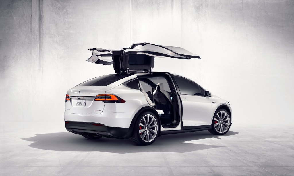 Tesla Model X all electric vehicle