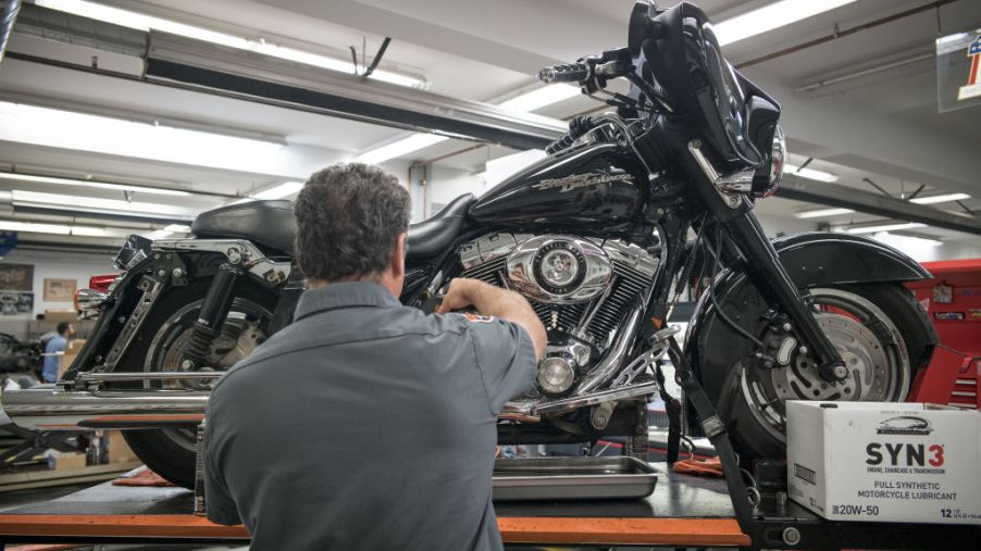 Inside A Harley-Davidson Inc. Dealership As Motorcycle Maker Contemplates Move Overseas