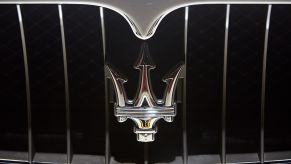 Paris Motor Show - Maserati logo