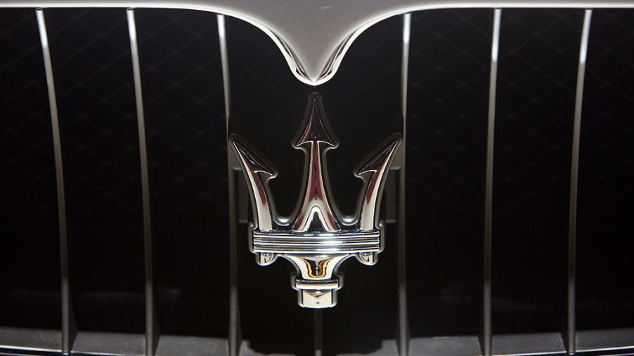 Paris Motor Show - Maserati logo