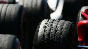 Used worn tires