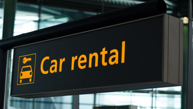 car-rental-sign