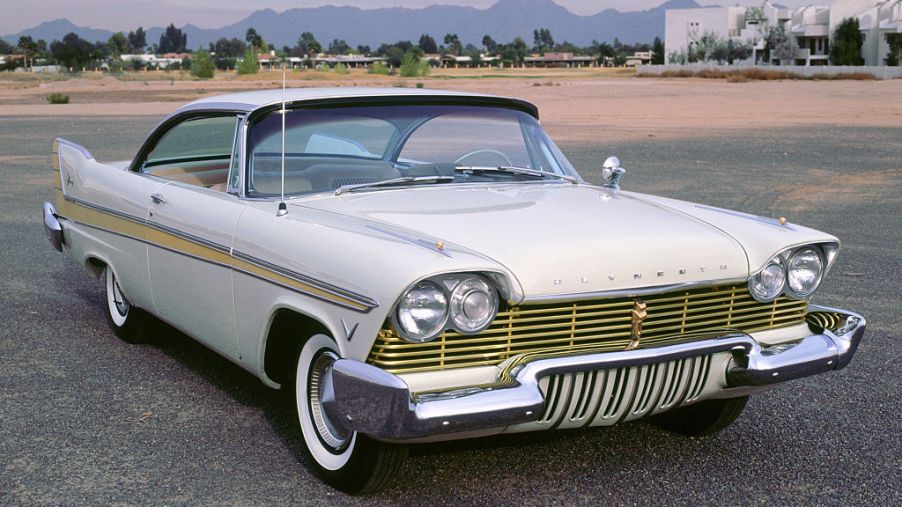 A restored 1957 Plymouth Fury