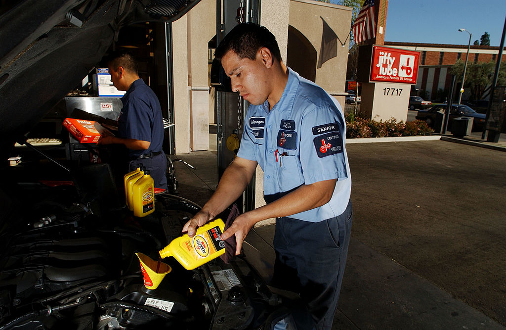 Checking your car oil