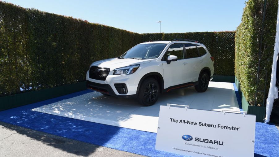 The All-New Subaru Forester on display during the 2019 Film Independent Spirit Awards