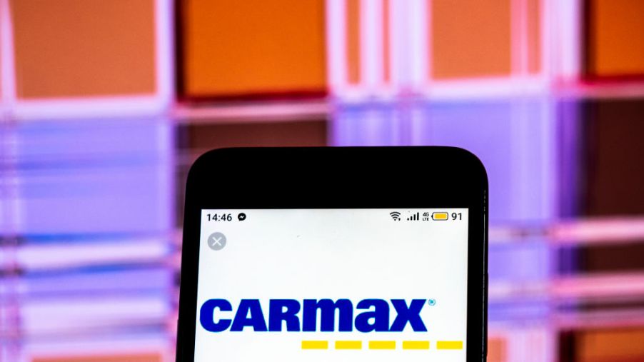 The CarMax app open on a mobile device