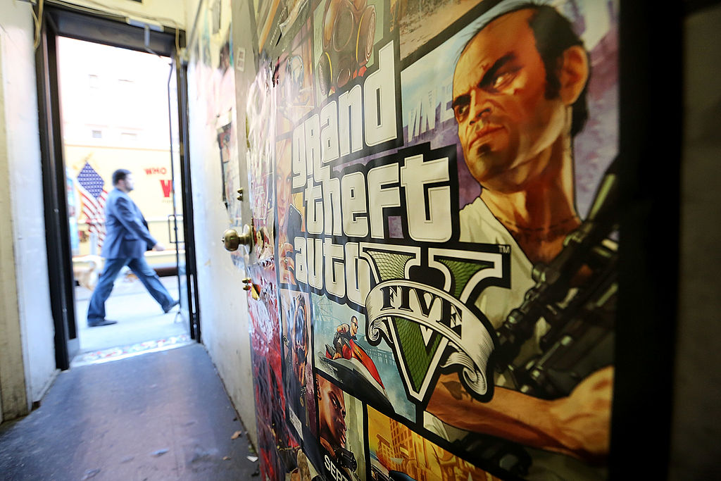 A Grand Theft Auto V poster