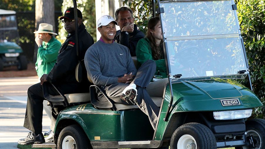 Tiger Woods golf cart