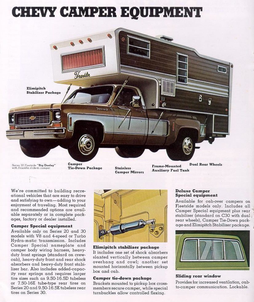 1973 Chevy C30 Dually Advertising-GM