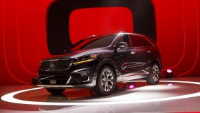 The 2019 Kia Sorento SUV is unveiled during AutoMobility LA