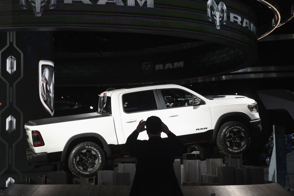 Fiat Chrysler Automobiles introduces the 2019 Ram 1500 pickup truck at the 2018 North American International Auto Show