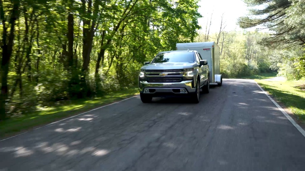 2019 Chevrolet Silverado 1500 is a great truck for towing a cargo trailer RV camper