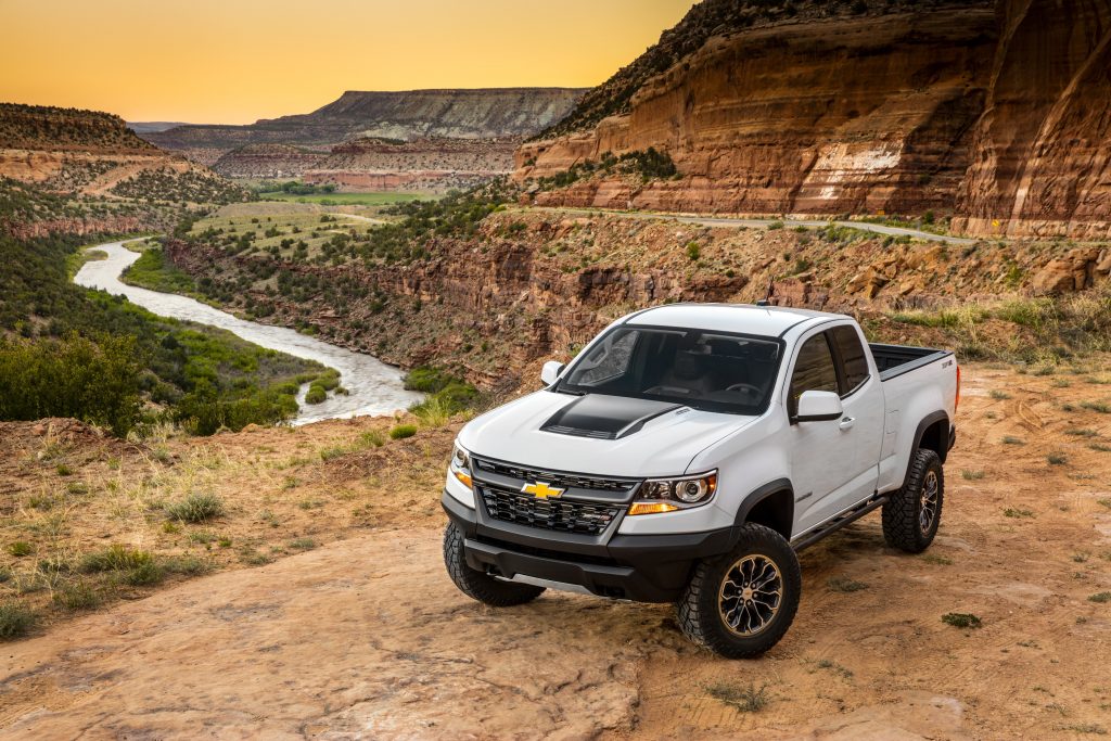 2020 Chevrolet Colorado ZR2 parked in dirt after off-roading
