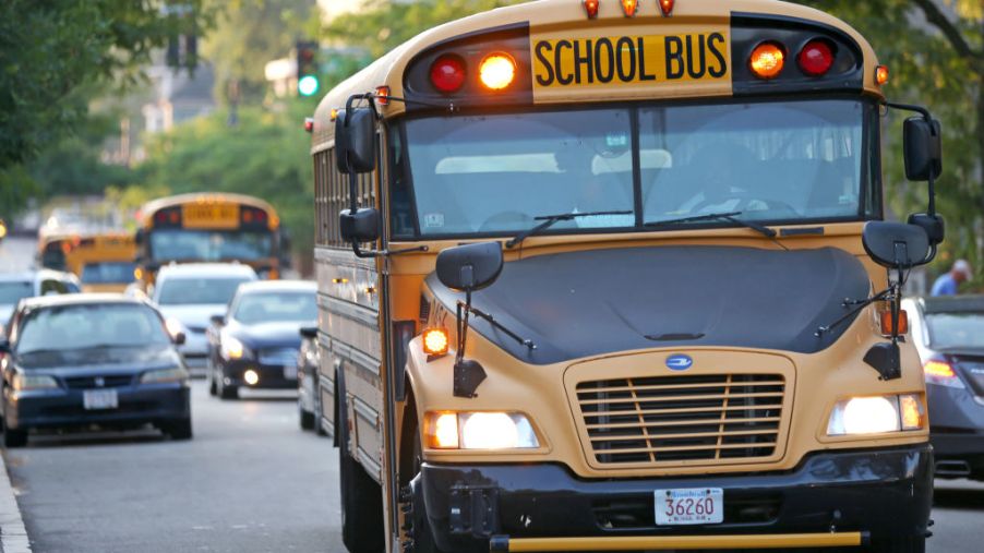 A school bus in Boston