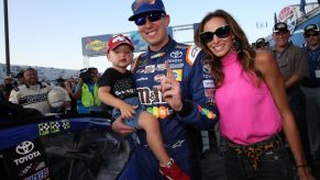Samantha Busch with her husband Kyle and son Brexton