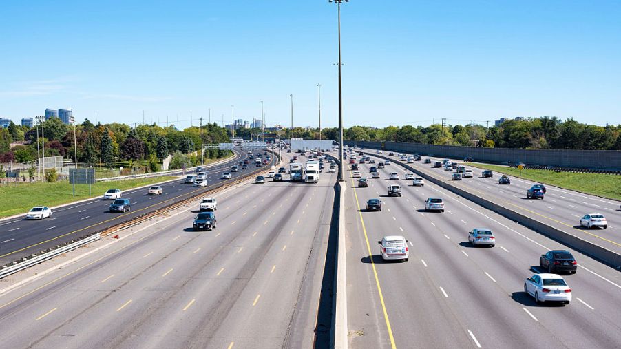 A view of King's Highway 401 in Canada
