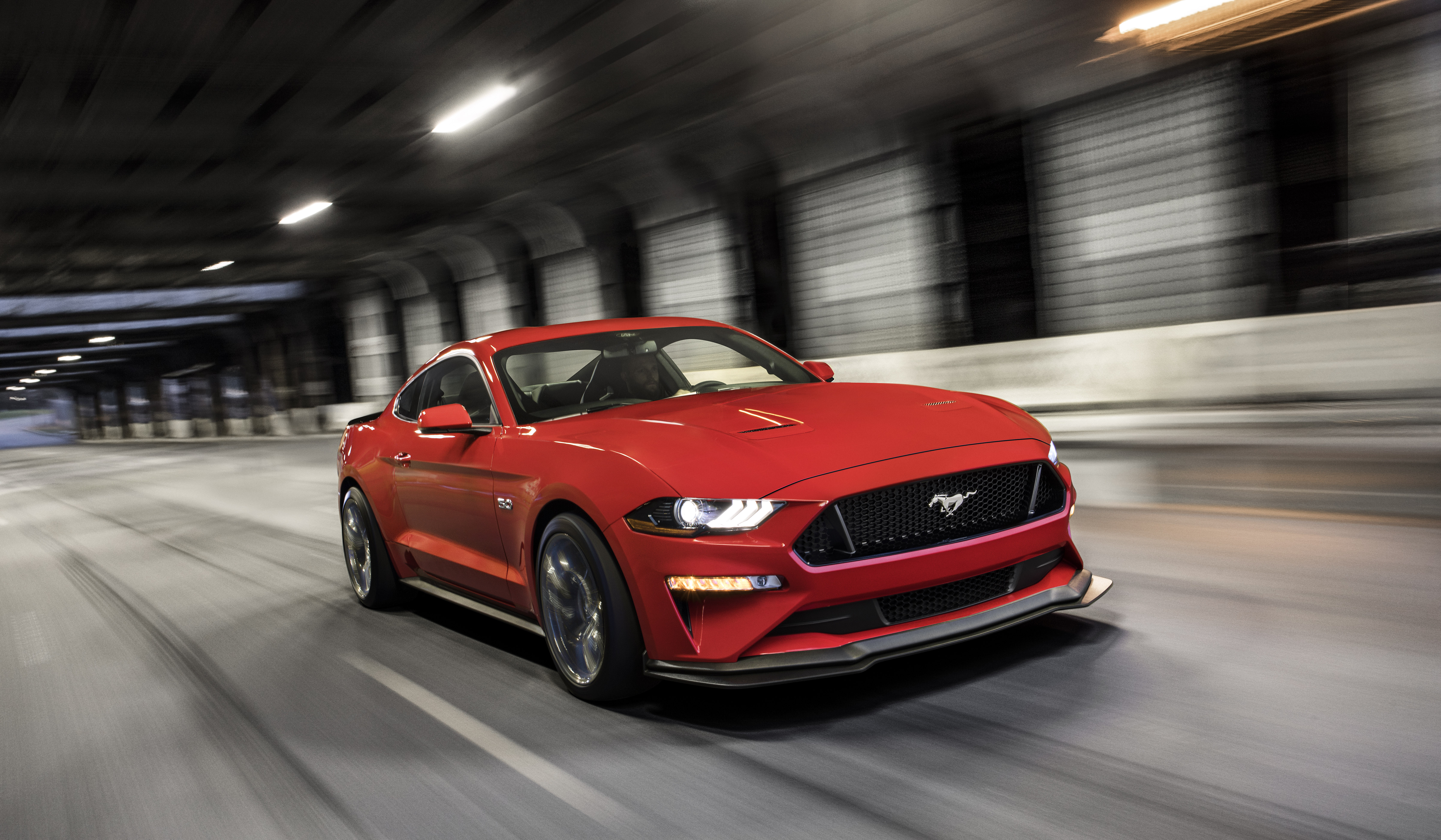 2018 Ford Mustang GT Performance Pack Level 2 on the track.