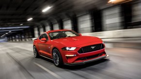 2018 Ford Mustang GT Performance Pack Level 2 on the track.