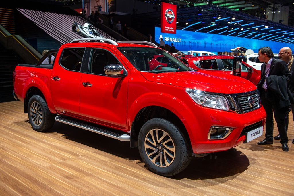Nissan Navara is displayed during the 89th Geneva International Motor Show