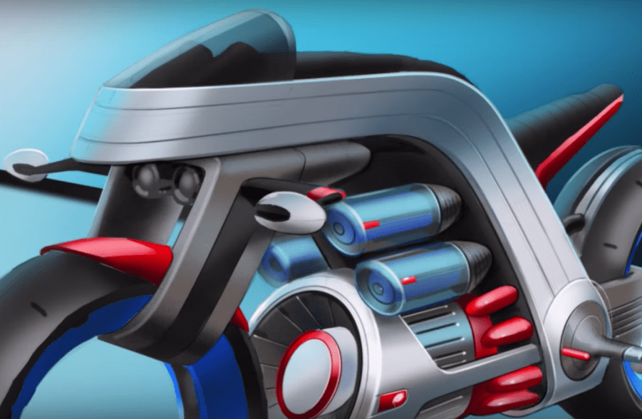 New electric motorcycle from Saharudin Busri in collaboration with Dyson