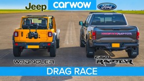 2020 Jeep Wrangler vs 2018 Ford Sutton F-150 Monster Raptor