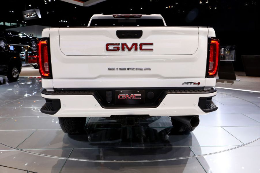 2019 GMC Sierra is on display at the 111th Annual Chicago Auto Show