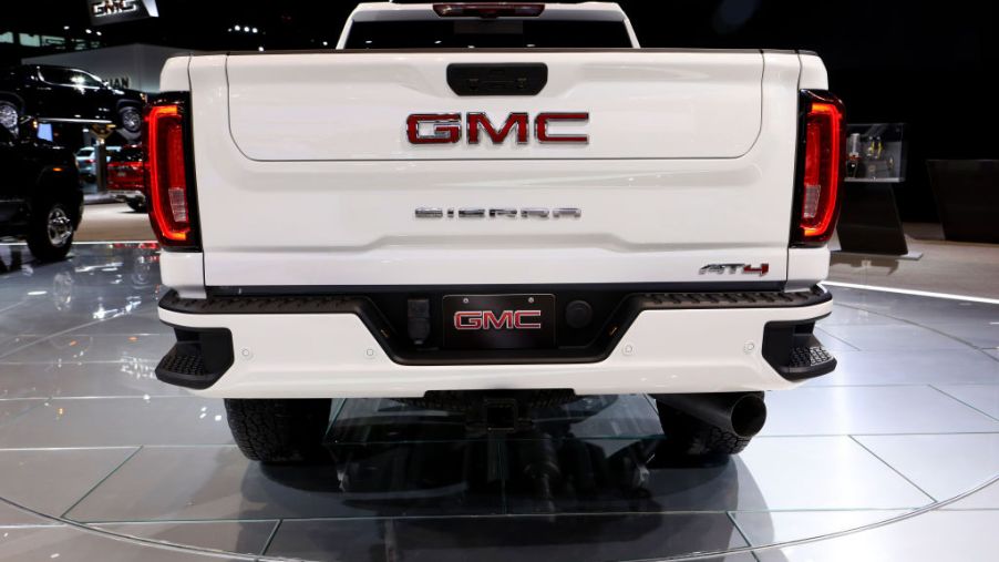 2019 GMC Sierra is on display at the 111th Annual Chicago Auto Show