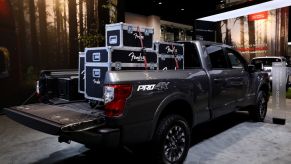 2019 Nissan Titan XD Pro 4X is on display at the 111th Annual Chicago Auto Show