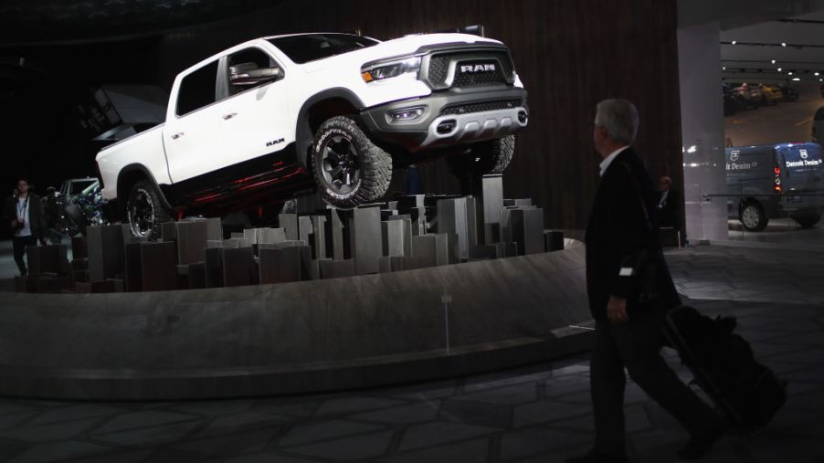 2019 Ram 1500 pickup truck at the 2018 North American International Auto Show