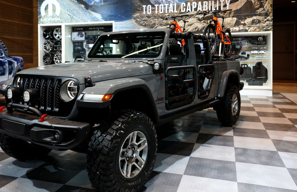 2020 Jeep Gladiator in the Mopar Garage