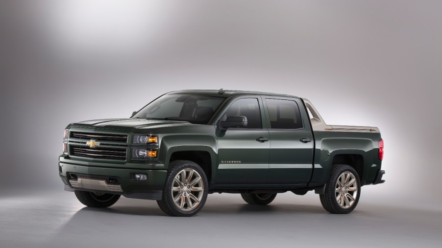 The special Chevrolet Silverado High Desert package is displayed