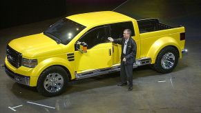 Ford debuting it's Tonka Special Edition truck.