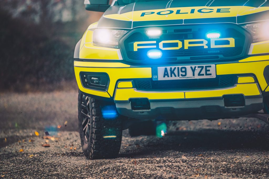 Ford Ranger Raptor European Police Car