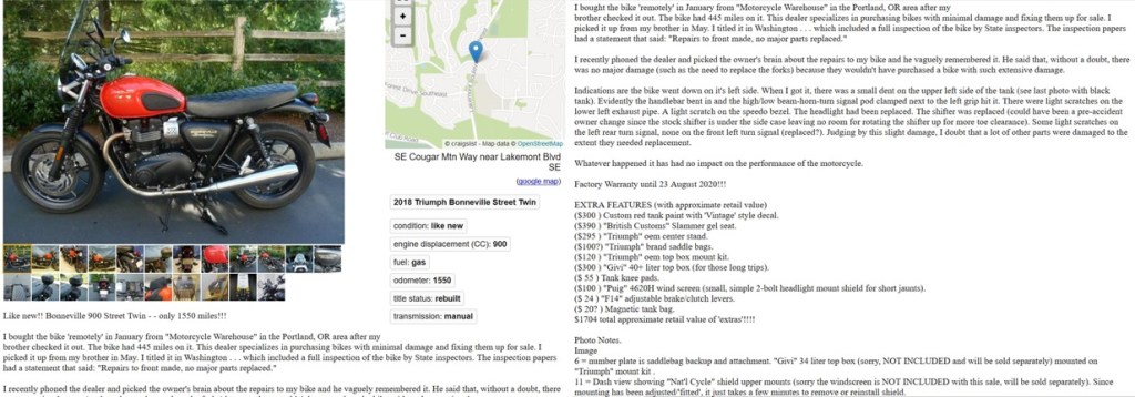 More effective Craigslist ad layout
