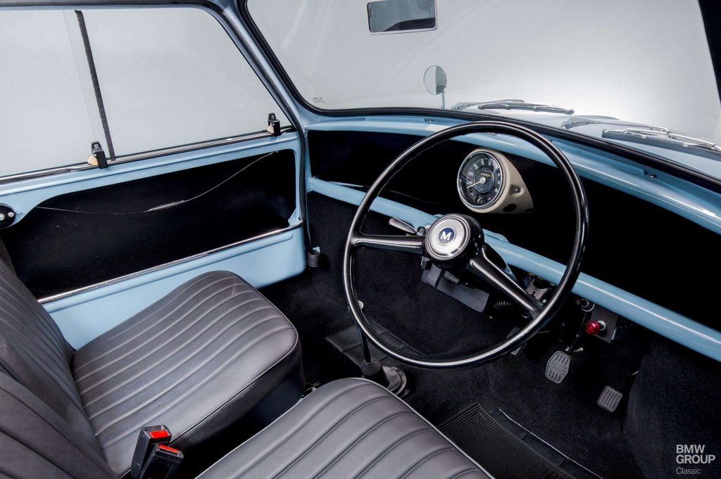 1961 Mini pickup truck interior