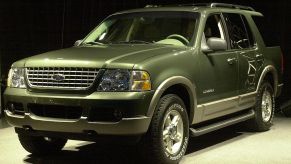 Green 2002 Ford Explorer
